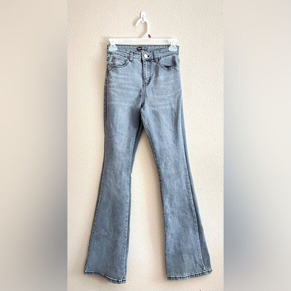 High Waist Flared Jeans - Picture 1 of 8